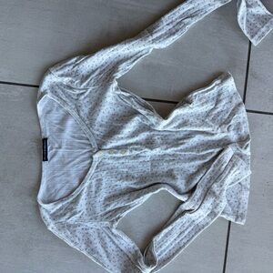 White Button-Up Women's Top Brandy